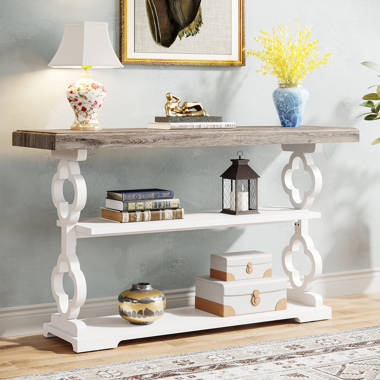 Lark Manor Chu 52'' Console Table & Reviews | Wayfair Lark Manor Chu 52'' Console Table & Reviews | Wayfair